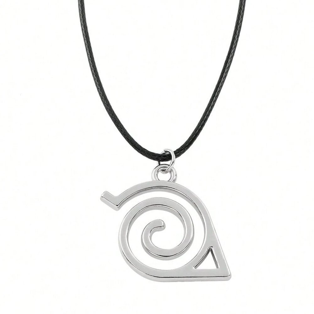 Naruto Konoha Logo Pendant Necklace - Hidden Leaf Village Pendant